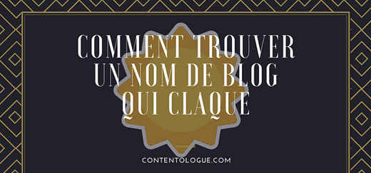 Comment trouver un nom de blog