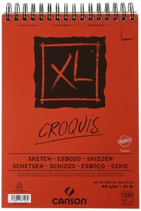 Gros carnet croquis Canson XL