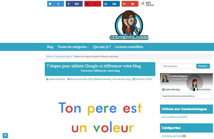 SEO 2019 Contentologue