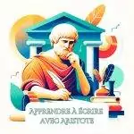 a man sitting at a desk writing